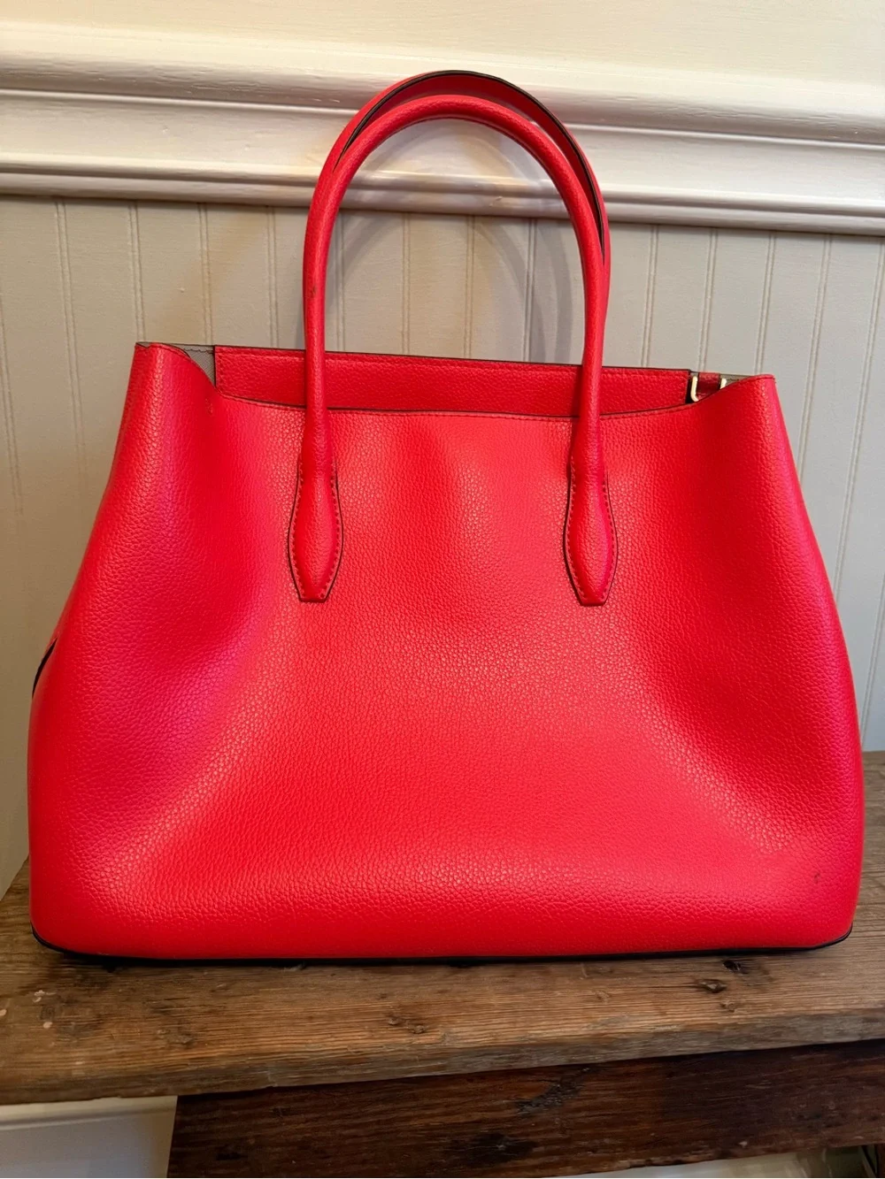 kate spade Pebbled Leather Double-Handle Tote
